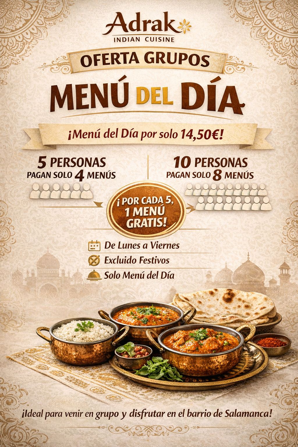 Adrak Indian Cuisine l Restaurante indio Madrid, restaurantes indios en Madrid
